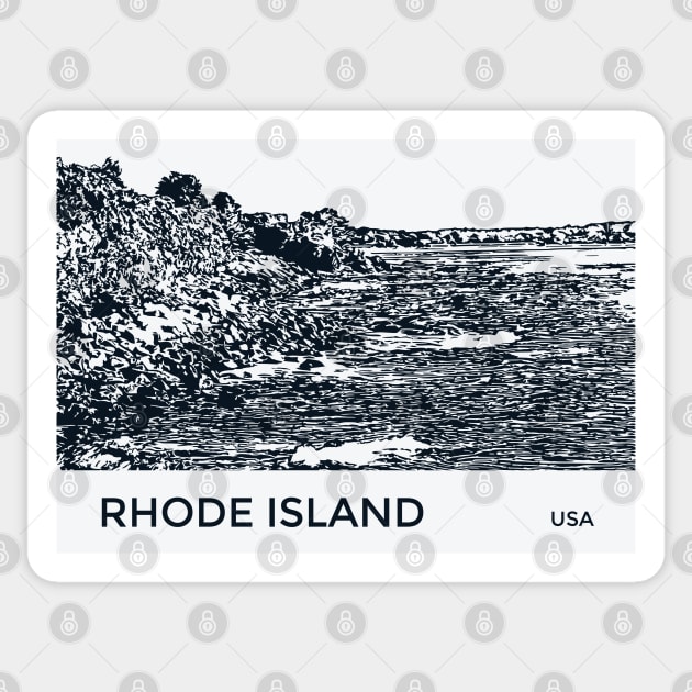 Rhode Island USA Sticker by Lakeric